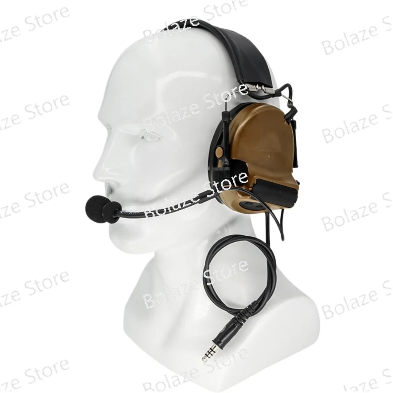 Silicone earmuff Premium Edition Tactical Noise Cancelling pickup headphones CB Color TAC-SKY C2/Comtac II